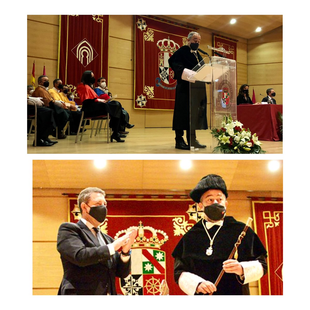 El pasado 26/3/21 tuvo lugar la ceremonia en la q fui investido Rector de <a href="/uclm_es/">Universidad de Castilla-La Mancha</a>. Gracias a tod@s  x vuestra presencia, apoyo, cariño y confianza. Me siento abrumado. Permitirme un agradecimiento colectivo. Gr <a href="/garciapage/">Emiliano García-Page</a> x tu presencia q expresa tu apoyo y compromiso  con UCLM