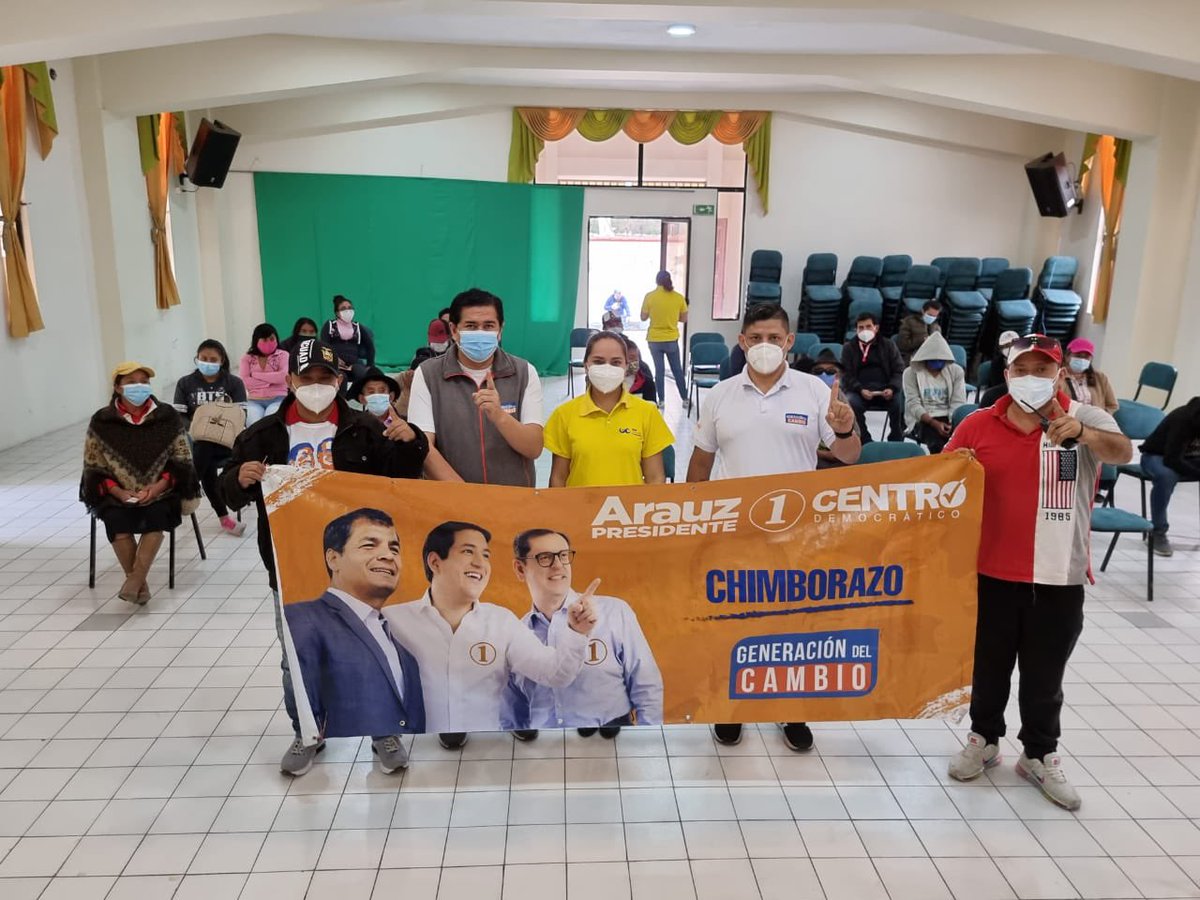 GC_Ecuador's tweet photo. Gracias a #OmarSalvador Generacióndelcambio #Chimborazo
Llegó con brigadas médicas, a #Chambo donde socializamos el #PlanRural de nuestro #BinomioDeLaEsperanza
@ecuarauz @rabascallcarlos @patynunezr1 @MashiRafael @henry_caceresr https://t.co/IzOZ51HFJG
