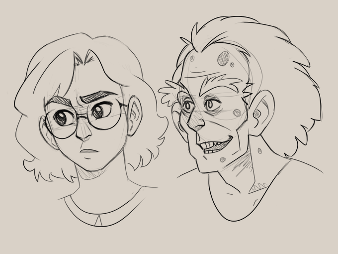 A couple more face sketches 