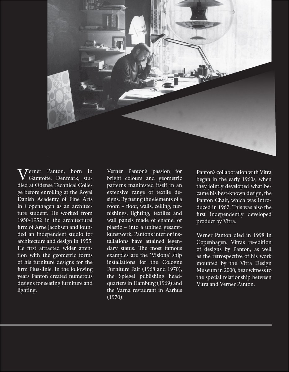 PerrotMarionCo1's tweet photo. Projet de classe pour la création de trois doubles pages sur un article concernant Verner Panton tiré d’un magazine. Travail réalisé avec le logiciel Adobe #InDesign https://t.co/zg9eaicVHK

#Communication https://t.co/vs9zo3CvOK