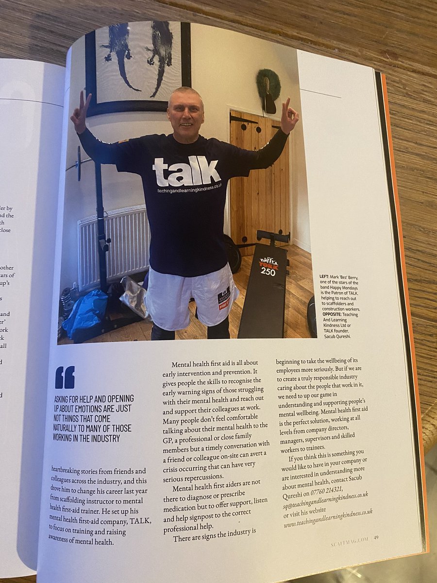 mhfa_talk's tweet photo. Thanks @ScaffMagDan for your fantastic support 👏🏽👏🏽👏🏽👏🏽👏🏽 https://t.co/tgJSTvlDNc