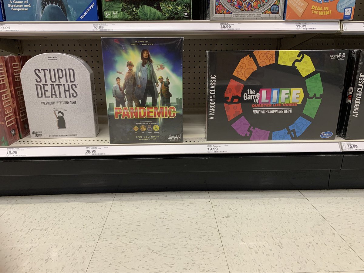 shanebarnes's tweet photo. I can’t help but think that some subversive Target employee was behind the placement of these. #Target #RetailArt https://t.co/xbwX7zojrw