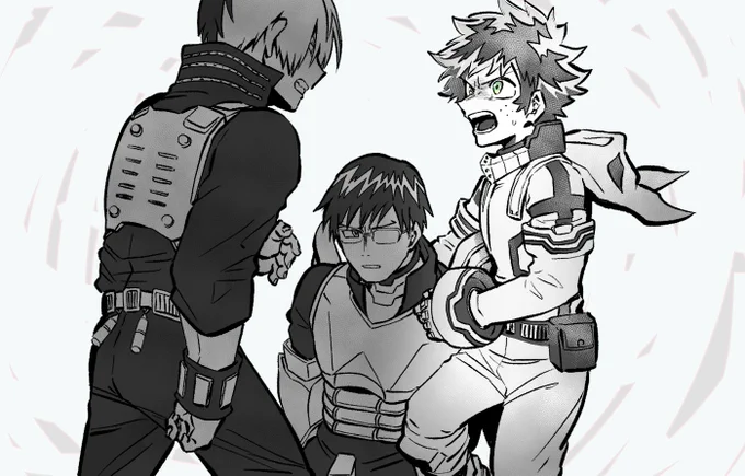 轟君のあの一言が頭から離れてくれないんだ

(3日に1枚漫画〜タグはイラスト描けなくなるなと思い断念しました😂)
今まで敵だった一部の人達…例えばステ様との共闘とかありそうでワクワクしてます(やっと本誌鬱抜け出した) 