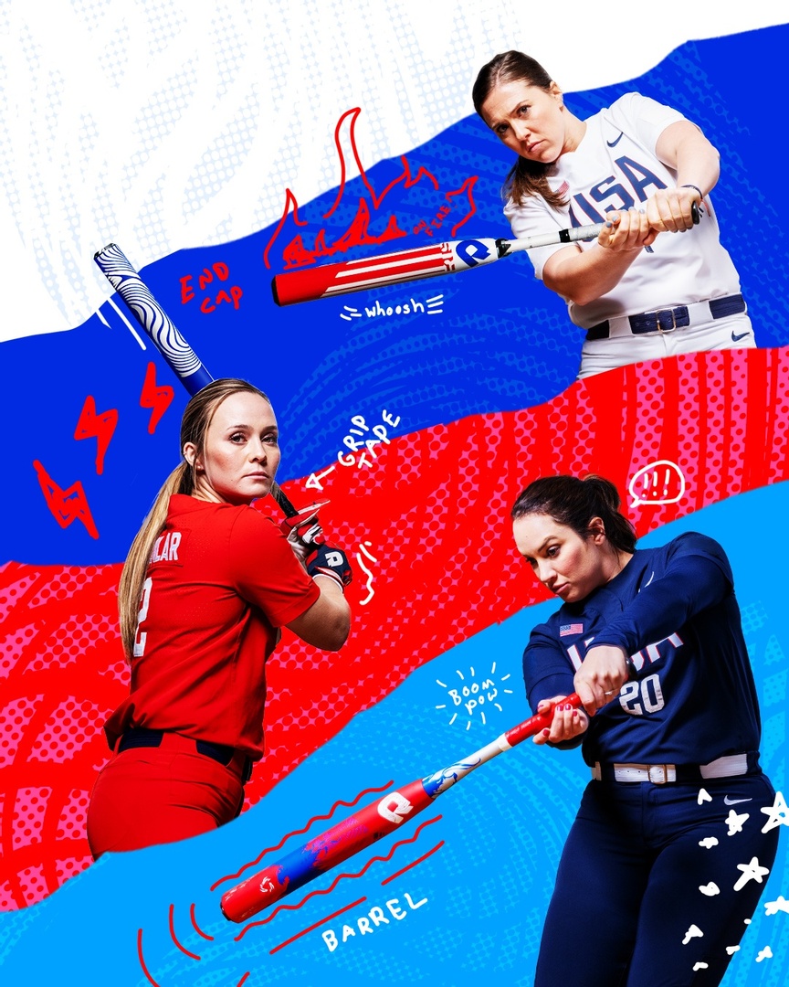 DeMariniFP's tweet photo. You know @USASoftball 🇺🇸 is ready.
Get your bat customized in 🔴 ⚪️ 🔵 and represent with our squad.
Build yours: https://t.co/pNsg5kOnlP
#DeMariniCustoms #Faspitch https://t.co/r9bejKesKZ