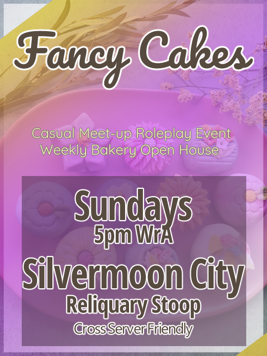 FancyCakesEvent's tweet photo. Fancy Cakes is tonight in Silvermoon City. A low-key, social mixer RP event. Come meet some new people and chill! #WrARP #WoWRP #worldofwarcraft 🥳 https://t.co/kyO7EV4E2X