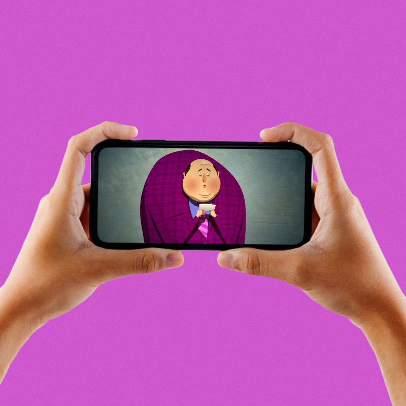 If you download @fictoapp to your phone then you can watch <a href="/DesmondoRay/">Desmondo Ray</a> in vertical format the way Zack Snyder intended, or simply turn it horizontal and watch it the way I intended... Or you can just keep flipping the phone back and forth and watch it the way Desmondo intended!