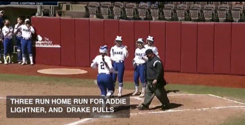 Seen this happen on that same field once before...💣💣 Way to go, <a href="/AddieLightner/">Addie Lightner</a>