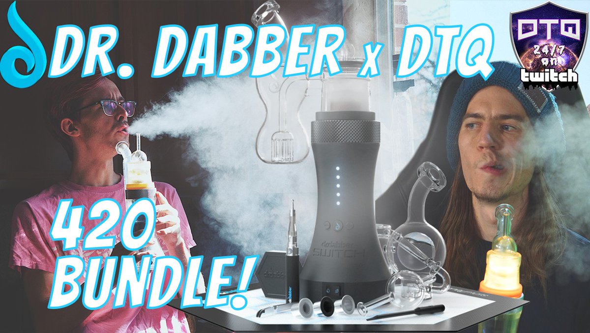 DownToQuest's tweet photo. It's Giveaway Time!!!

We are celebrating 4/20 and 2 years of sponsorship with @DrDabber by giving away a #drdabber Switch Bundle!

Enter here:
https://t.co/n9CbnZSy7o https://t.co/WzS46VfAI0