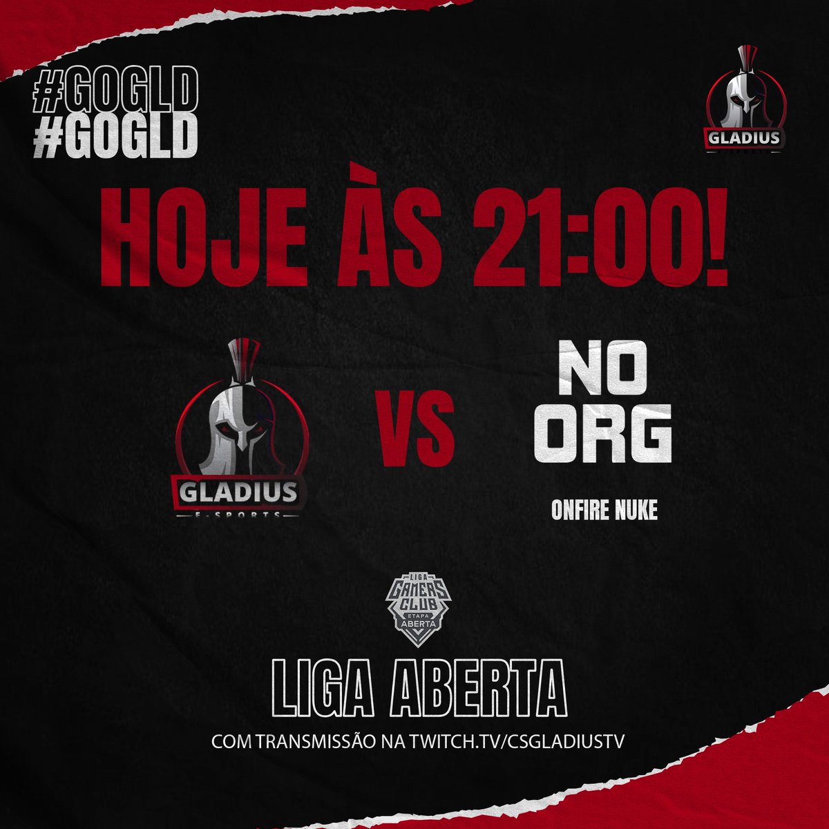 CSgladius's tweet photo. Salve galera!!!! Hoje nossos guerreiros retornam ao campo de batalha contra a OnFire para mais um jogo da etapa aberta da liga da @gamersblubcs !! Contamos com a torcida de vocês em nosso coliseu (link na bio)!!
UHA! #GoGLD

#csgo #csgobr #2021 #gamersclub #esports https://t.co/DA01neuvRQ