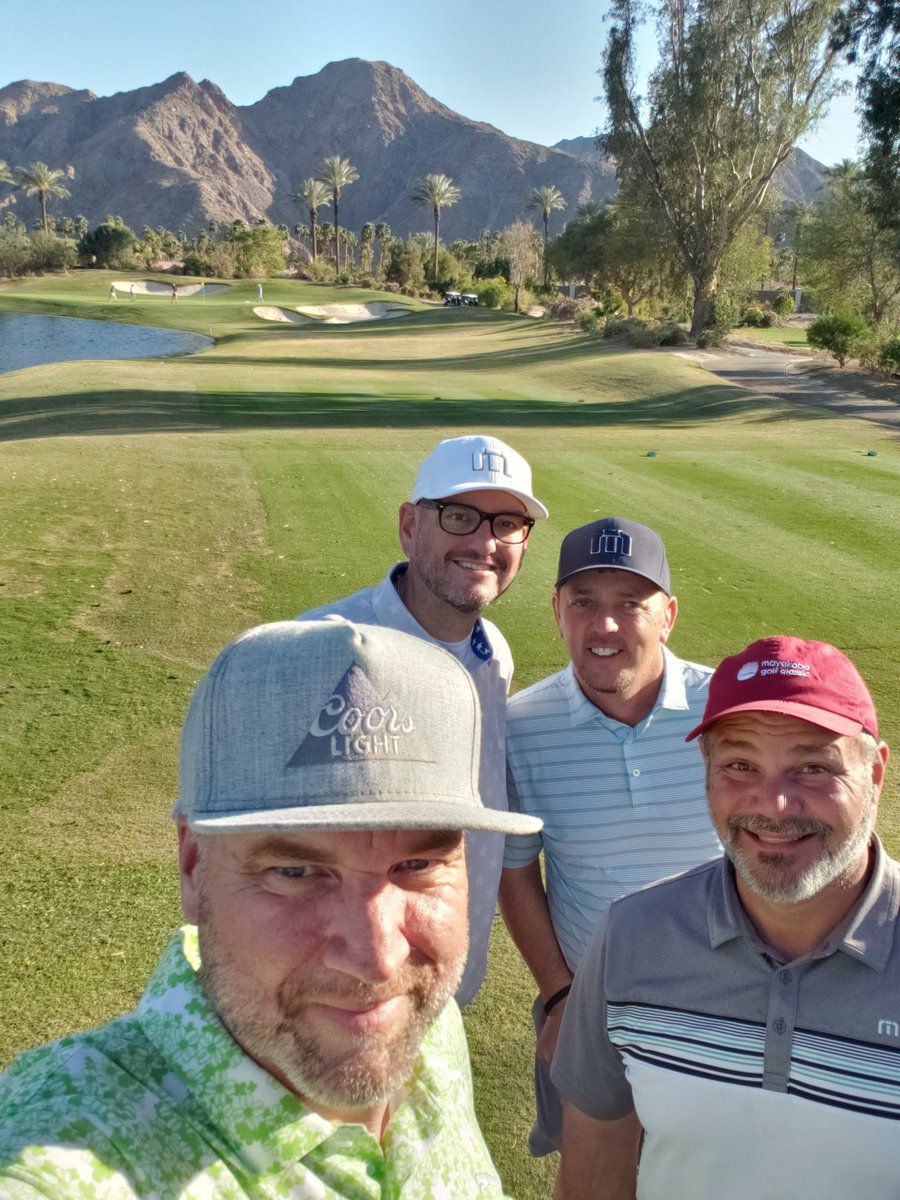 csundquist34's tweet photo. Great golf buddy trip. Indian Wells (Celebrity and Players), PGA West, Desert Willow (Mountain and Firecliff), Classic Club https://t.co/WNbyowGMGh