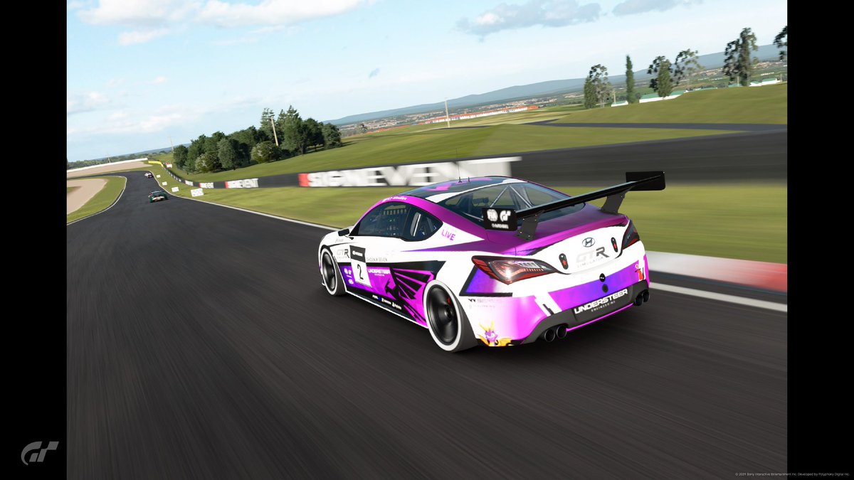 phoenix7racing's tweet photo. Peak performance for @PX7Rodrigo at Bathurst last night, taking home the win! @Deafsun13 and PX7-Windfire finished P2 in their slots as well. Continue the climb ๐ป๐งโโ๏ธ #GranTurismoSport #FIAGTC #GTRSimulator
Team Liveries by @Azabear1 and @MarkusVLX ๐ฅ https://t.co/iloODBfeaj