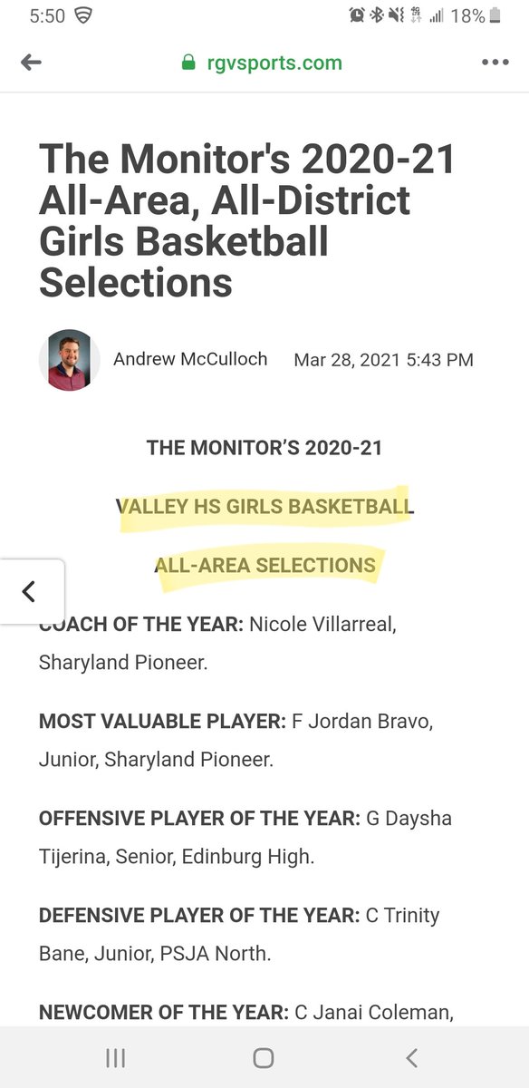 AndrewSierra19's tweet photo. Congratulations to our very own Layla Perez for being named to the The Monitor All-Area, All-Newcomer Team. The only 3A player on the list. 
#LADYTITANSBASKETBALL
#MAKE'EMBELIEVE https://t.co/6eO6Br5FZ0