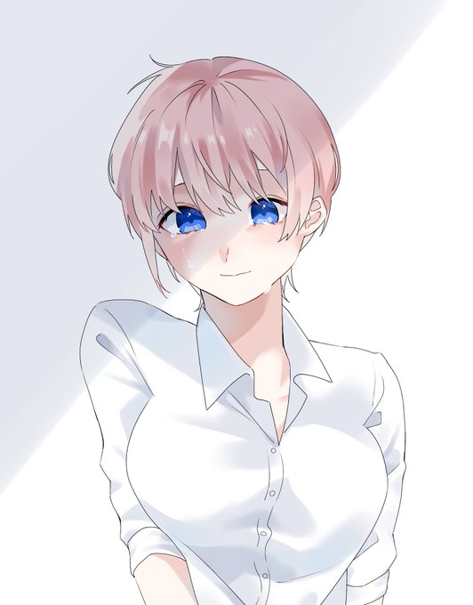 ぬでたろー。さんがTwitterに投稿した中野一花(五等分の花嫁)のイラスト。
