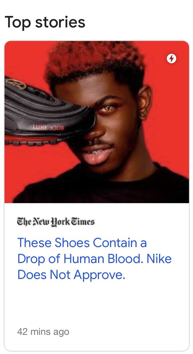 hydneysaines's tweet photo. Is it your blood or nah @LilNasX https://t.co/m1am6c5WEx