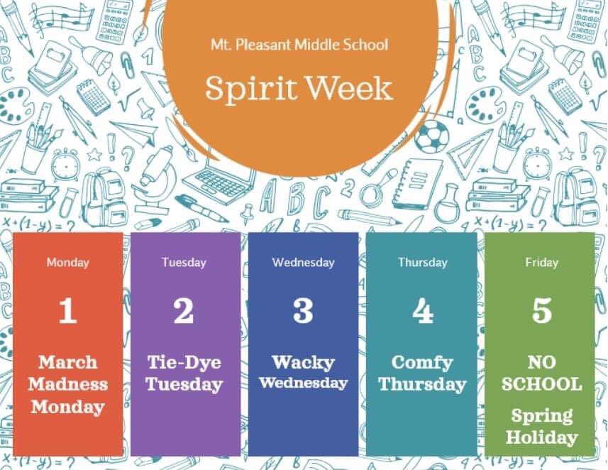 We’re ready for a great week of Tiger spirit to lead us into spring break!