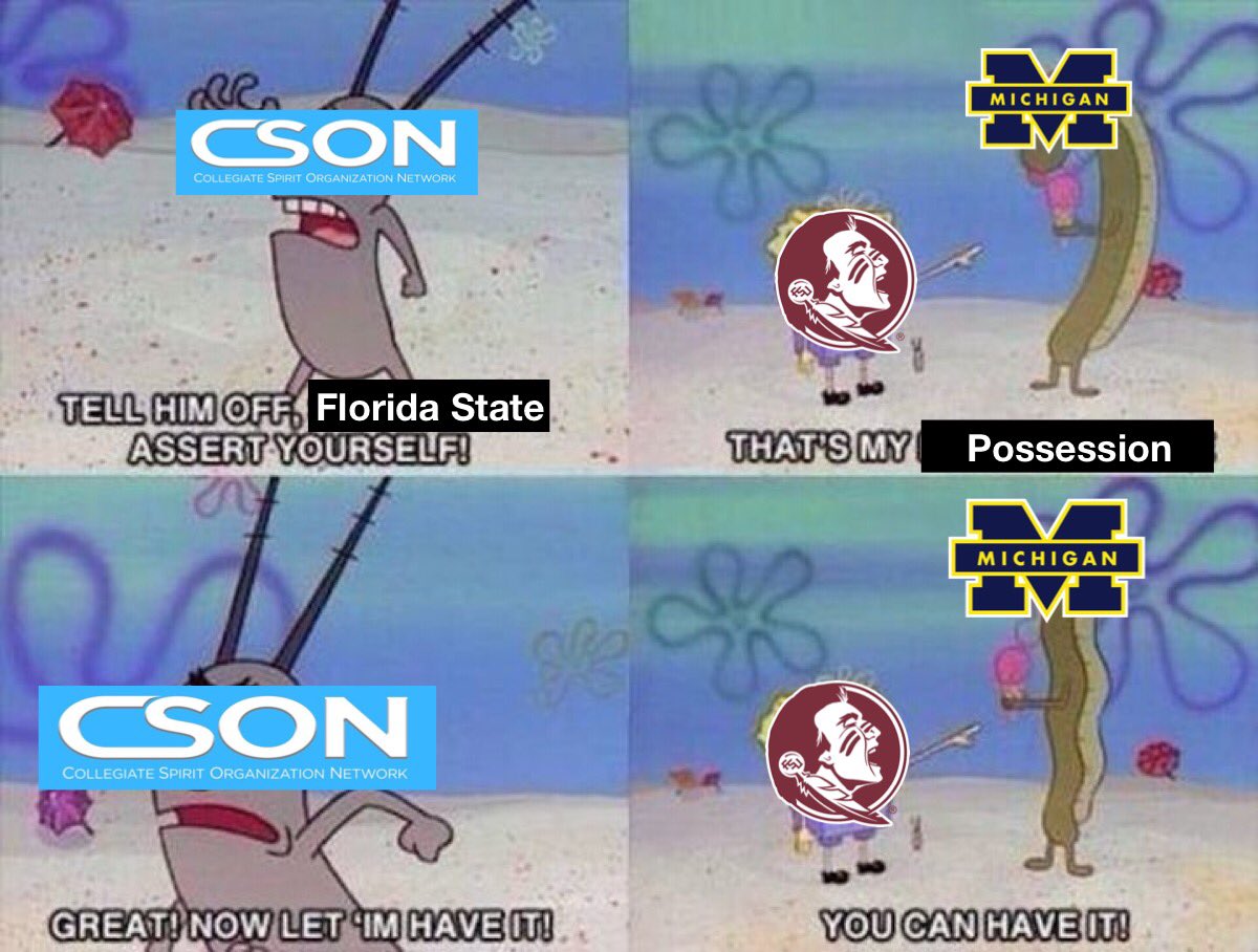14 turnovers <a href="/spirithunterfsu/">Lady Spirithunters</a>. As the last remaining CSON team, we expected better.

In unrelated news, our DMs are always open for new student sections who may be interested in joining.