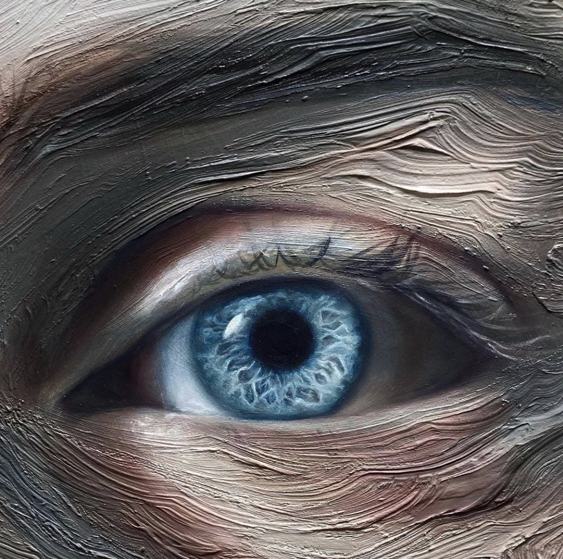 eye paintings by malsart