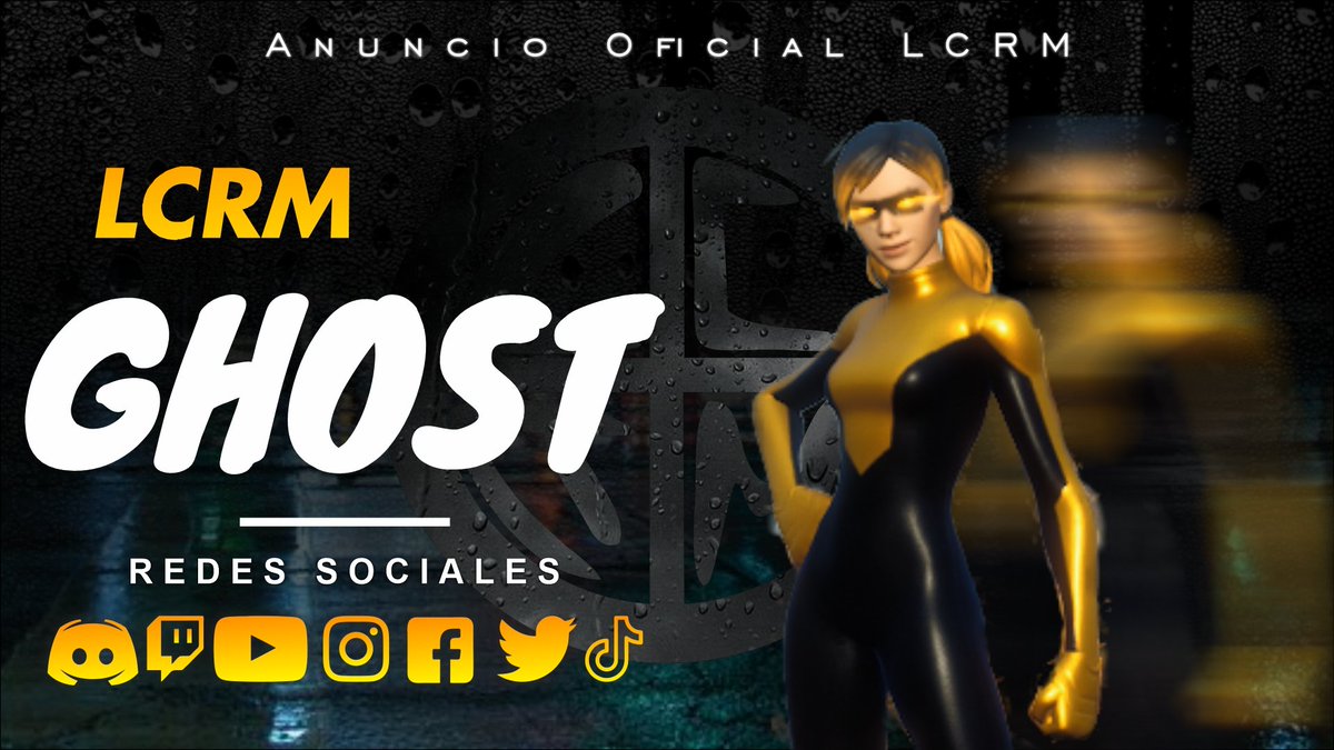 TeamLCRM's tweet photo. Presentamos a Ghost🌊
Viene a representarnos en el competitivo, esperamos que tu recorrido sea espectacular con nosotros🔰
Bienvenido Ghost🏛💎
#LCRM https://t.co/bGksa9Pipi