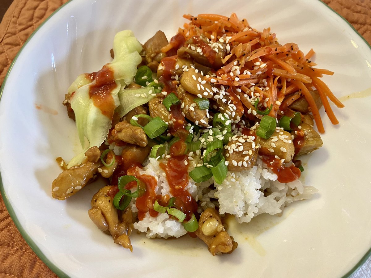 CeliacPress's tweet photo. Chicken bulgogi for Sunday dinner 🥘 #GlutenFree #SoyFree https://t.co/QCx7nf8WXx