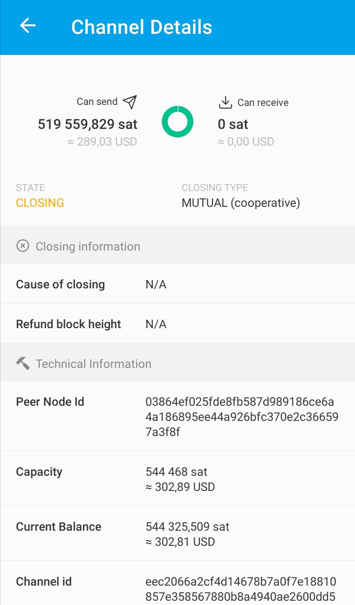 I think I was able to negotiate a cooperative close on Eclair so I don't need to force-close the channel (more expensive), will just need to pay some onchain fees and wait for a few blocks and we should be good to go. Will consolidate the other wallets in the meantime.