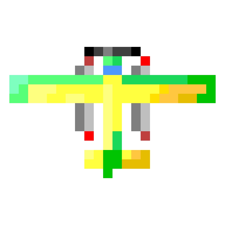 MikeyMcBryan's tweet photo. Working with 24x24 pixels is an awesome challenge. It forces you to keep only what is really important lol. I love how the brain can fill in the gaps. @cryptoairforce https://t.co/d7fhGeSTQw