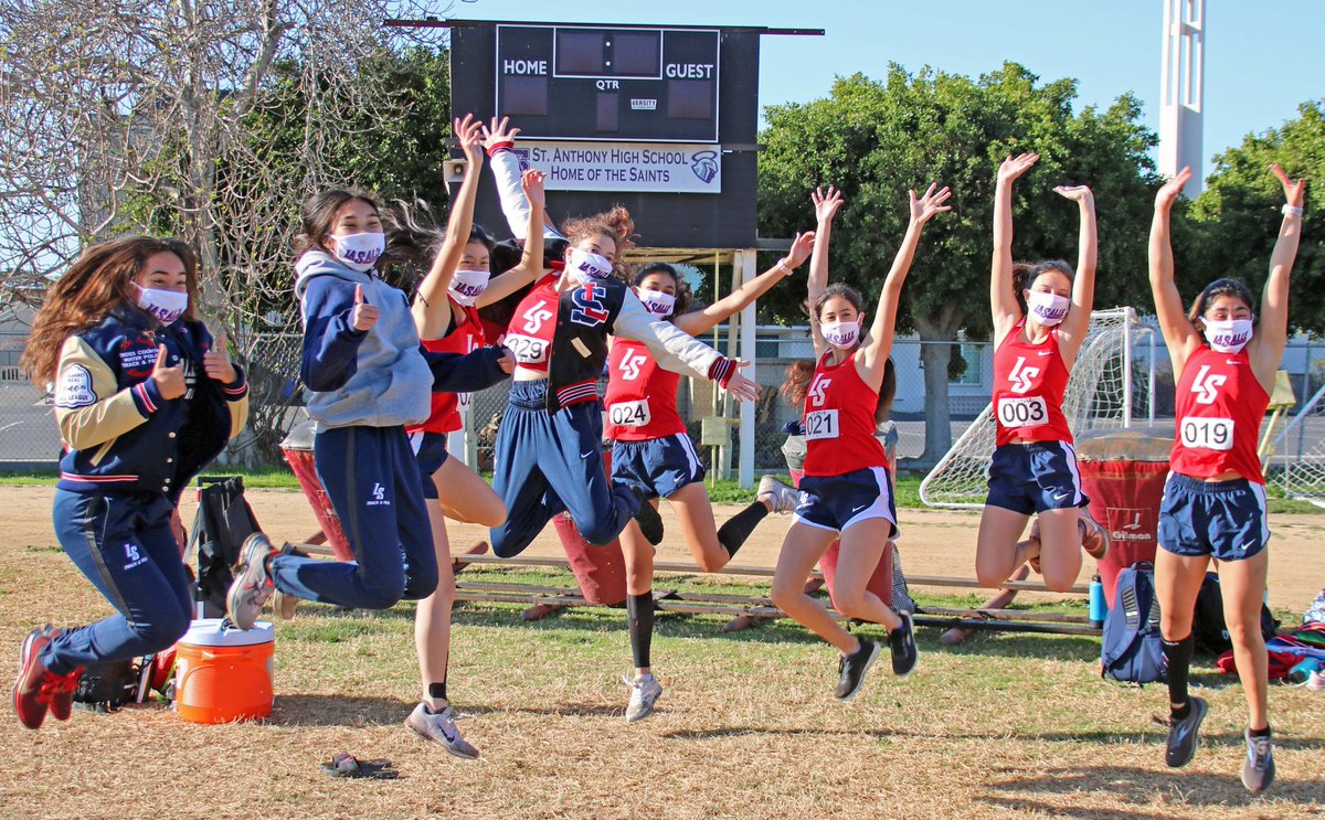 LaSalleLancers's tweet image. Congratulations to the girls cross country team for being crowned the 2021 (Spring) Camino Real League Champions after their 21-37 win over St. Anthony on Saturday!  Great job Lancers!! @SGVNSports @James_Escarcega  @LaSallePas