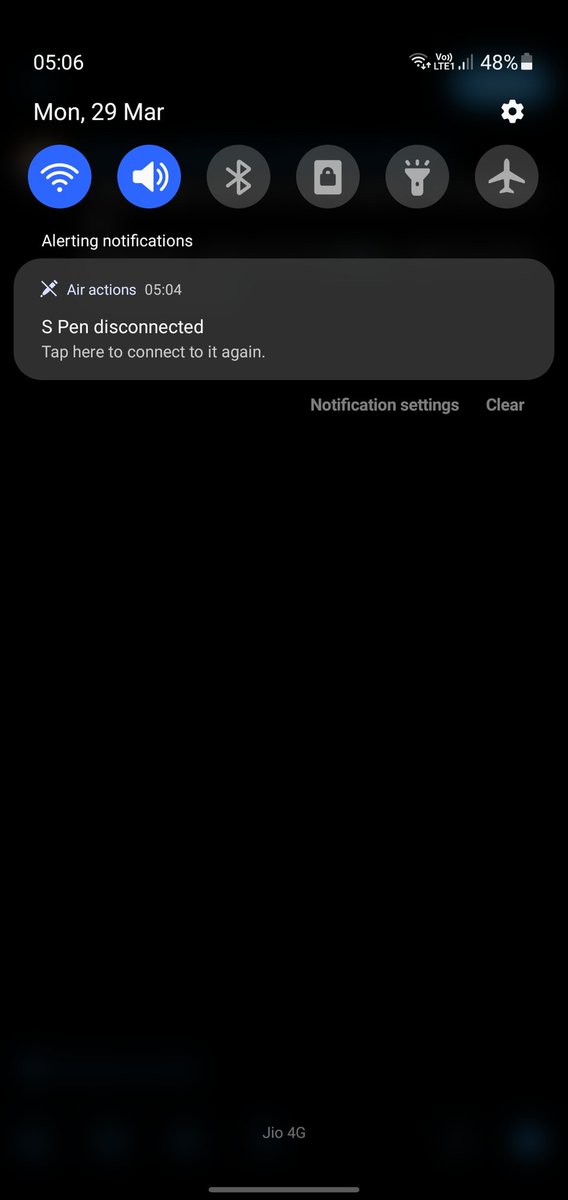 TheVishalDureja's tweet image. @SamsungMobile @SamsungIndia 
I need help with &apos;Air Commands&apos; on my Note 10+
Whenever, I pop out my S-Pen, I get an error &apos;S Pen Disconnected&apos;

This issue is on loop since I updated the March Security Patch update.
Please Fix this ASAP. #samsunghelp #help @Samsung
@SamsungSupport