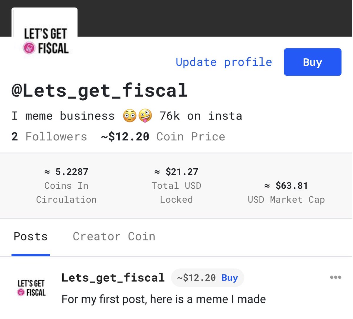 #bitclout is kinda fun though. Follow meee