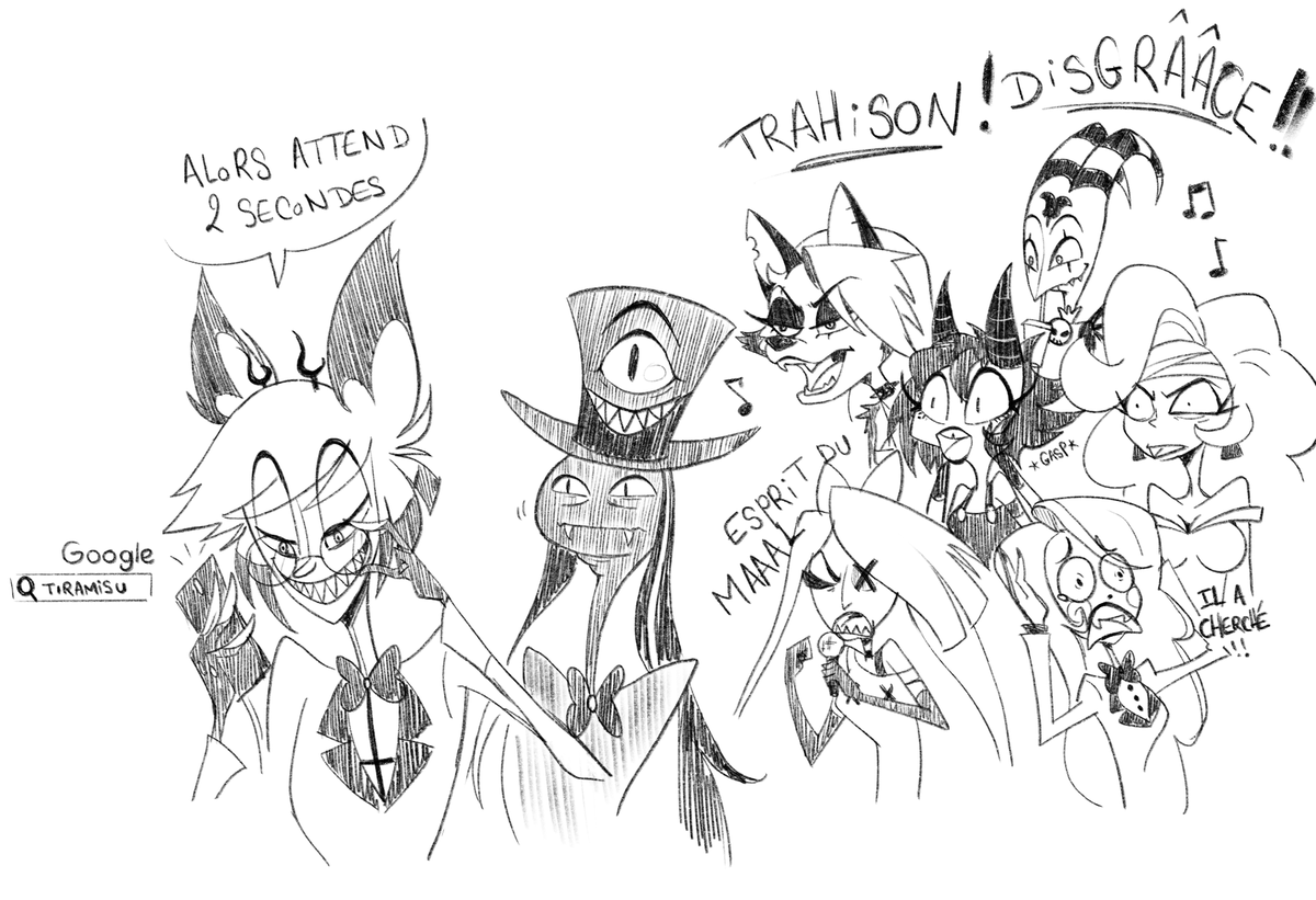 Nigaude_'s tweet photo. Je suis arrivée à ce moment là et je ne regrette rien #INHELLURALIVE #HazbinHotel #HelluvaBoss https://t.co/FVduNh2JQ3