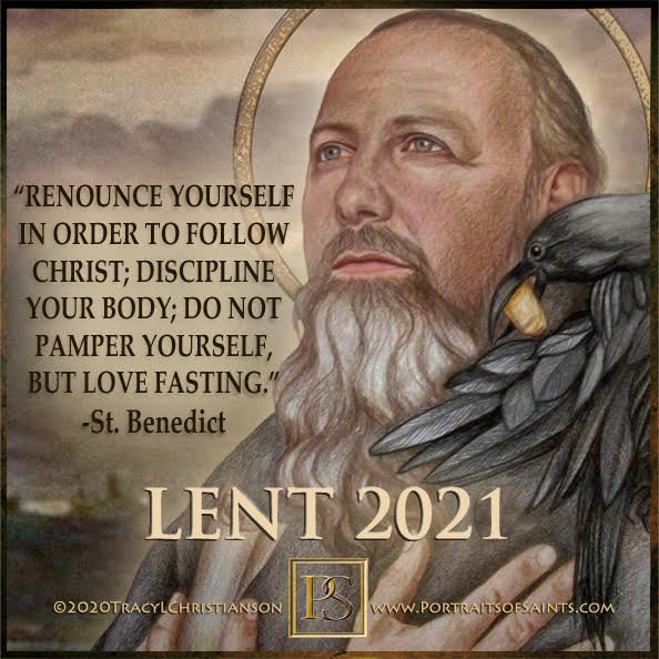 “Renounce yourself in order to follow Christ; discipline your body, do not pamper yourself, but love fasting.” -#StBenedict #Saintquote #HolyWeek bit.ly/3cviEw2