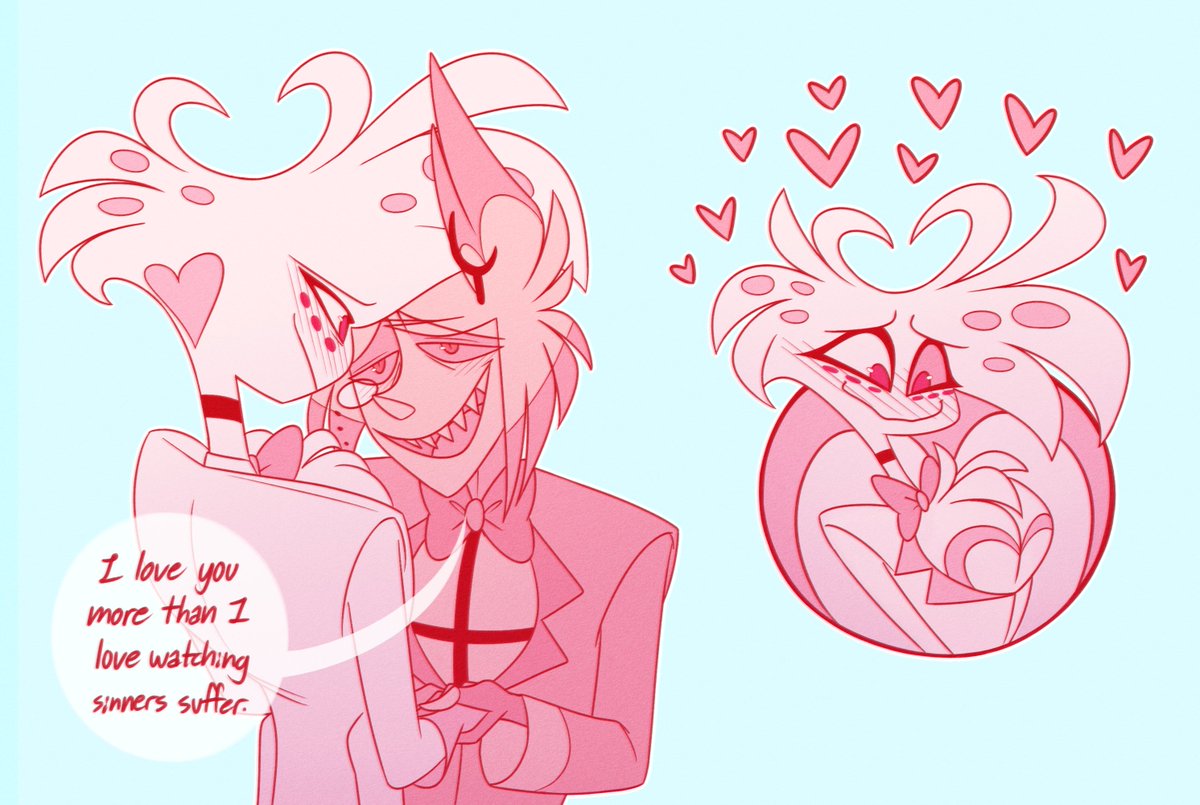 headcanon angel's fluff curls when he's happy #radiodust