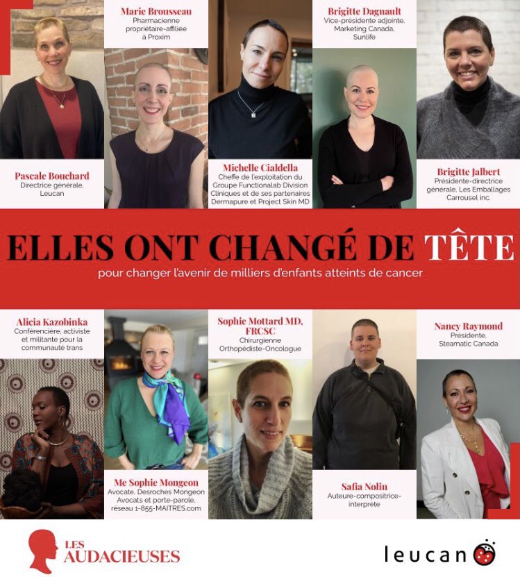 WoW félicitations à des femmes exceptionnelles, #LesAudacieuses de <a href="/Leucan/">Leucan</a> pour votre geste 🤝❤️👌💪🙏