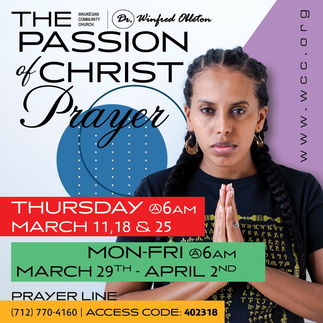 WaukCommChurch's tweet photo. #Passion #PalmSunday #Prayer #TogetherWeCan
Mar 29th - April 2nd @ 6am.  Dial 712-770-4160 Access Code 402318 #textthreads https://t.co/0vtEuFdeOp https://t.co/P4sjdxAqME