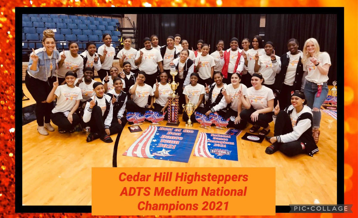CHHSHighstepper's tweet image. Congrats to your ADTS National Medium Team Champs the Cedar Hill Highsteppers! Congrats ladies on a perfect contest season! Way to end on top &amp;amp; bring the title to the hill! ❤️🏆#adts2021 @cedarhillisd @CHLonghorns @Cedar_Hill_HS @Mr_Miller1911 @Deemchamp @geraldhudson @DanceADTS