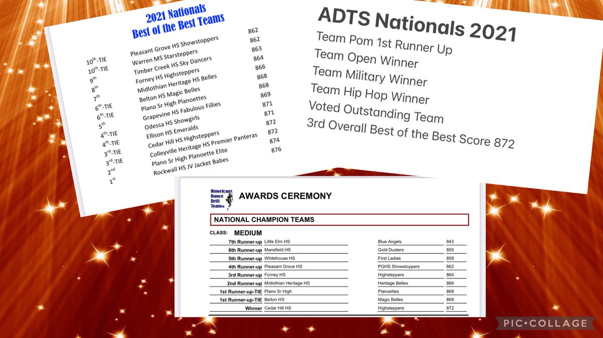 CHHSHighstepper's tweet image. Congrats to your ADTS National Medium Team Champs the Cedar Hill Highsteppers! Congrats ladies on a perfect contest season! Way to end on top &amp;amp; bring the title to the hill! ❤️🏆#adts2021 @cedarhillisd @CHLonghorns @Cedar_Hill_HS @Mr_Miller1911 @Deemchamp @geraldhudson @DanceADTS