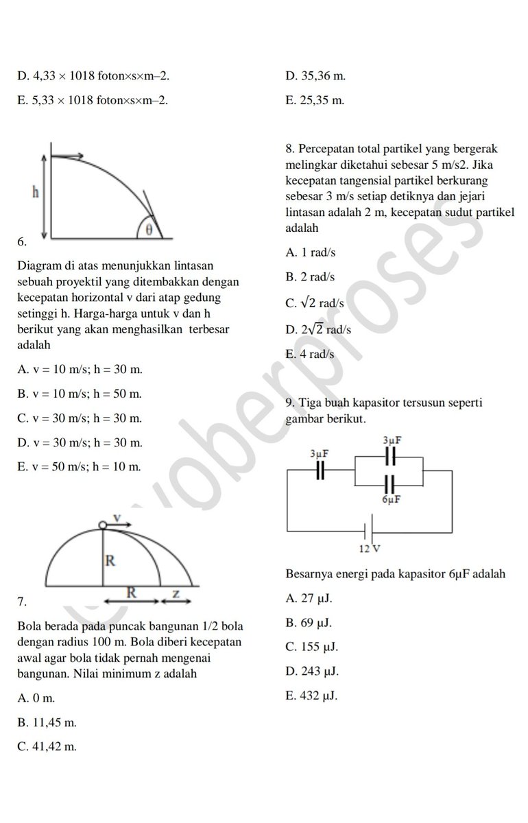 ayoberproses's tweet photo. Hii guys!! 
Aku bagiin 15 soal fisika buat latsol utbk
Udah h-14 saatnya banyakin latsol sama review ulang TO yg kalian ikuti, semangat belajarnya!!
-

-

15 SOAL FISIKA https://t.co/KAKS895gUo