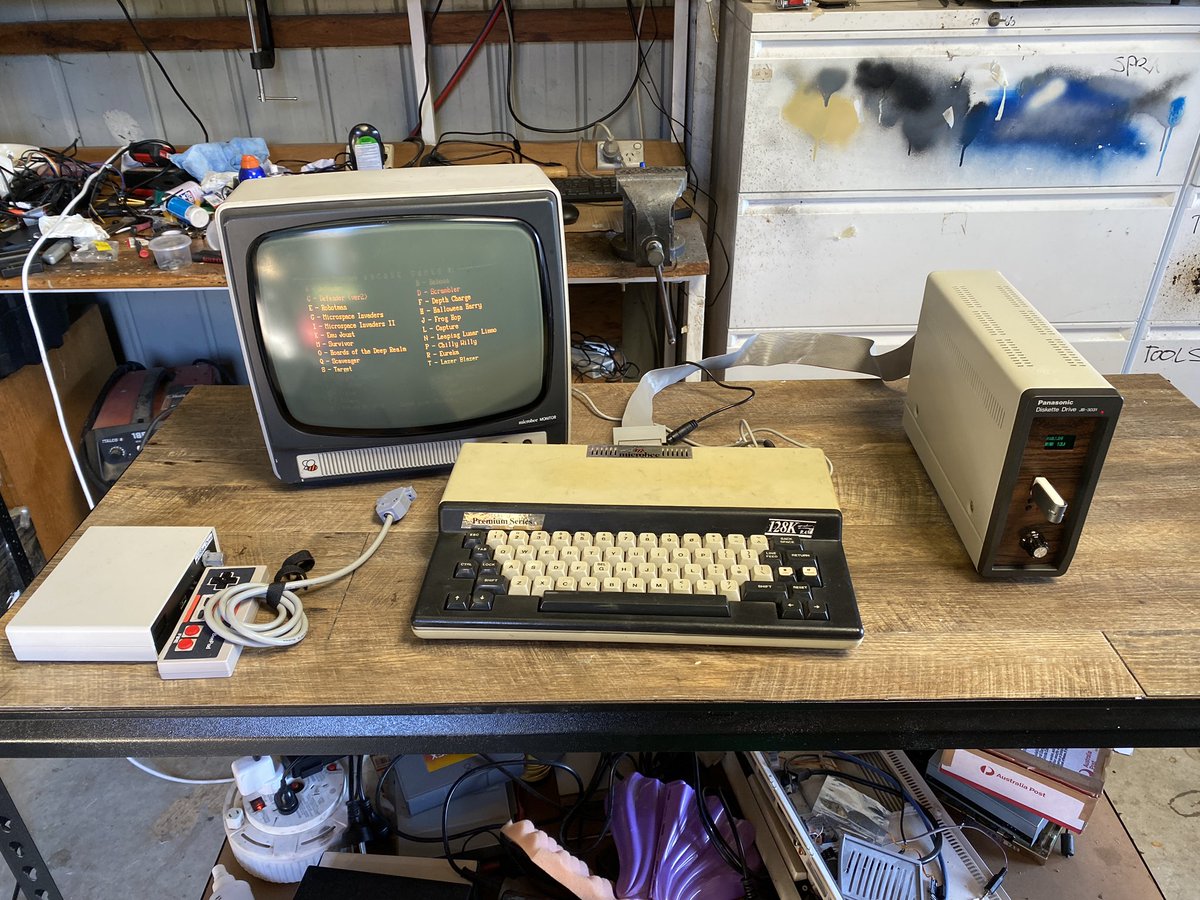 Mr_Lurch's tweet photo. Been a while.
#videoprep #microbee https://t.co/LVIDvnyzu3
