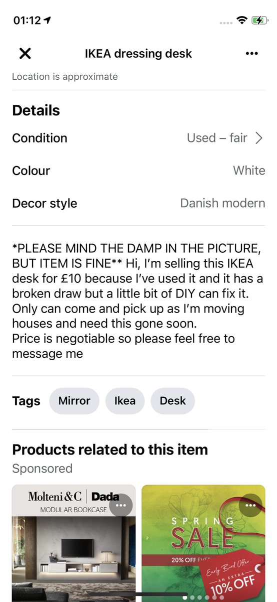 YaKupoKitty's tweet photo. There’s so much going on in this listing I honestly can’t tell if it’s a joke 🤔😂 #FacebookMarketplace #SecondHand #LightlyUsed https://t.co/w90eDwnVlf