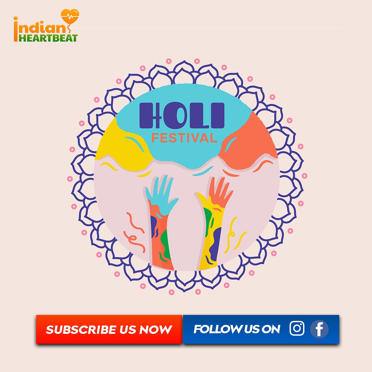IndHeartbeat's tweet photo. Happy Holi Mates ❤️🎨
#holi #holifestival #happyholi https://t.co/hS2fBBndzV