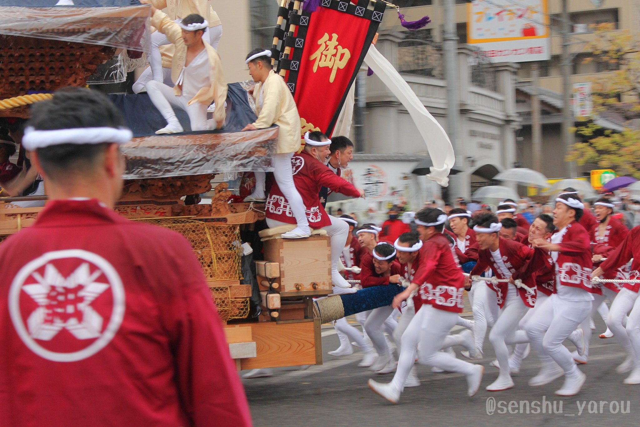 泉州野郎 Pa Twitter 岸和田だんじり祭 紙屋町入魂式