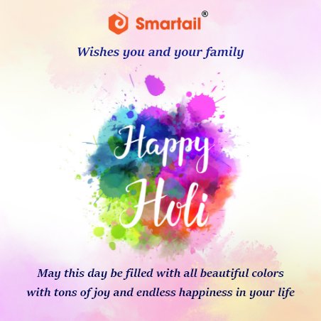 Smartail_'s tweet photo. Happy Holi Everyone !!

Let the colors of #Holi fill our hearts with all love and joy !!

#edutech #happyholi2021 #edtech #deepgrade #connextai #smartail #JustDeepgradeit https://t.co/XTO8tdfZiM