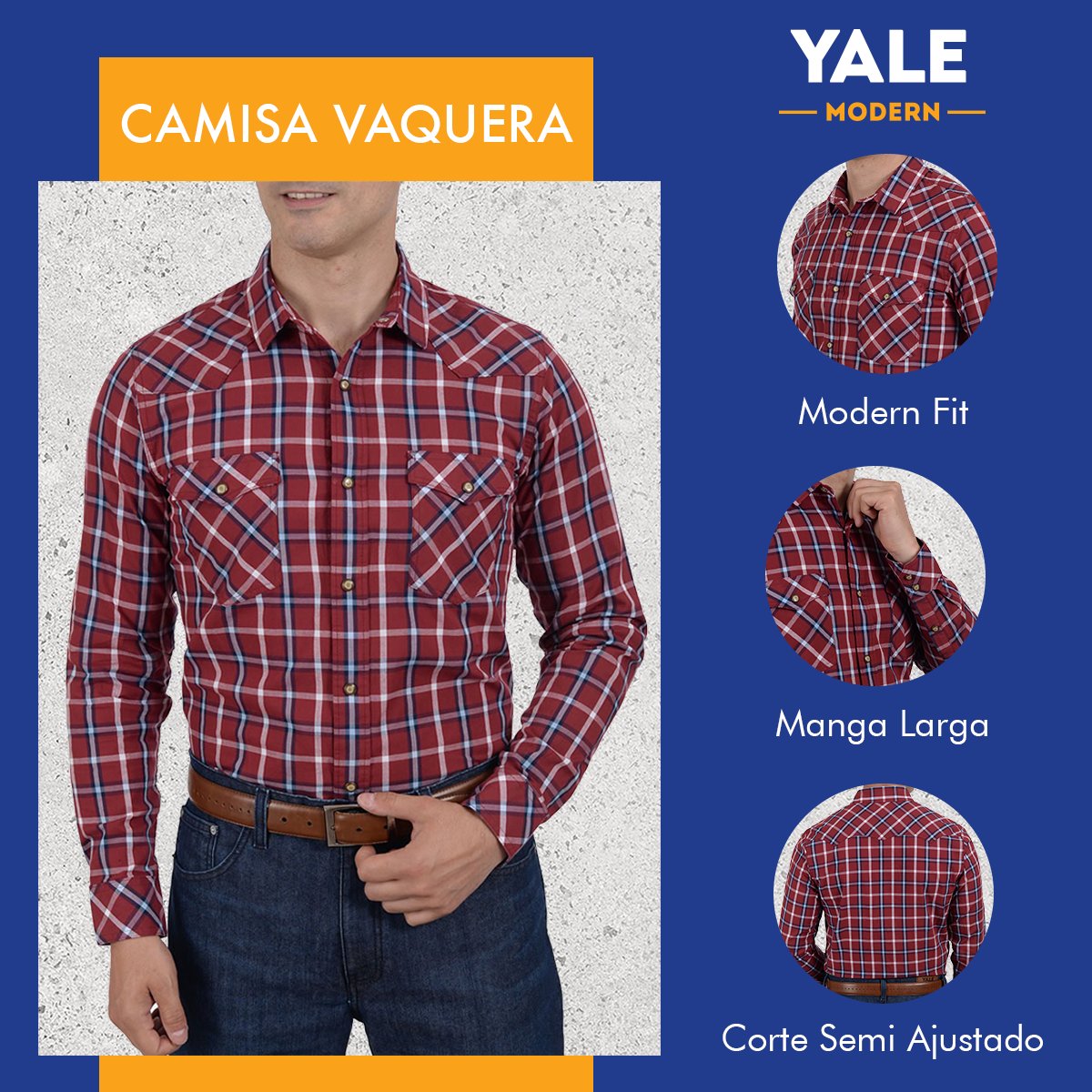 Yale_de_mexico's tweet photo. Camisa vaquera y tus jeans preferidos, la base de un outfit ganador.
#yaledeMéxico #Yale #modahombre #modacaballero #modavaquera #vaqueros #camisavaquera https://t.co/6ijLA6McS3