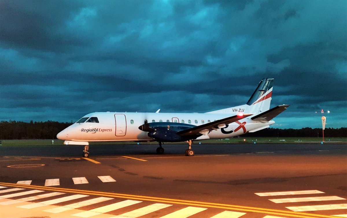 RexAirlines's tweet photo. Rex first flight out of Port Macquarie to Sydney at the crack of dawn today. Visit https://t.co/Pv97NI06Jo to see the promotional fare for Port Macquarie πβοΈ
#rexfirstflight #rexregional https://t.co/dxcP1BAPZs