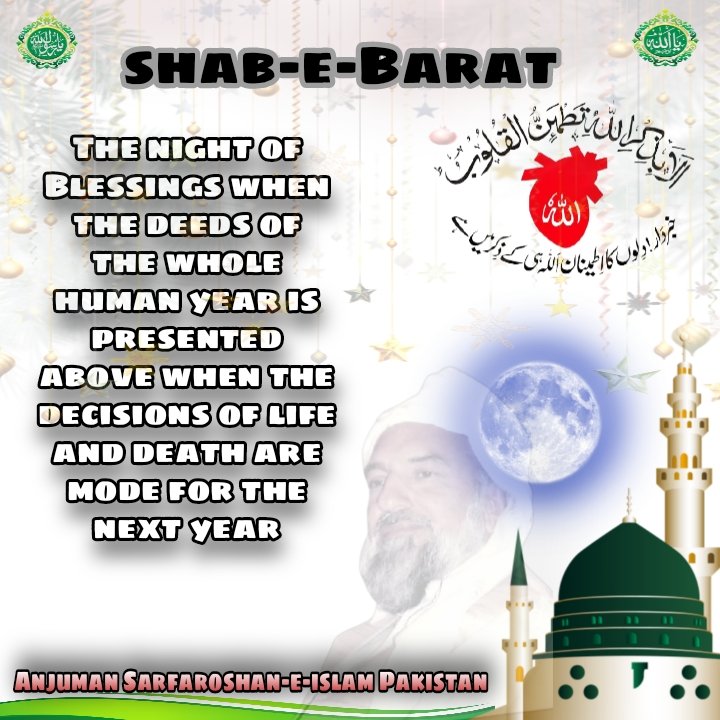 GoharShahiPak's tweet photo. ❤️Shab-e-barat 2021❤️
The Night of forgiveness &amp; blessings
If you wanna blessing of Almighty Allah (God) on you then do the zkr of Allah by your heart.
If you are interested in zkr Allah (God),
visit: https://t.co/Hy4I4xlOFf
ASI Pakistan
#Blessings 
#ShabeBaraat 
#Shab_E_Barat https://t.co/eZZClYMJgj
