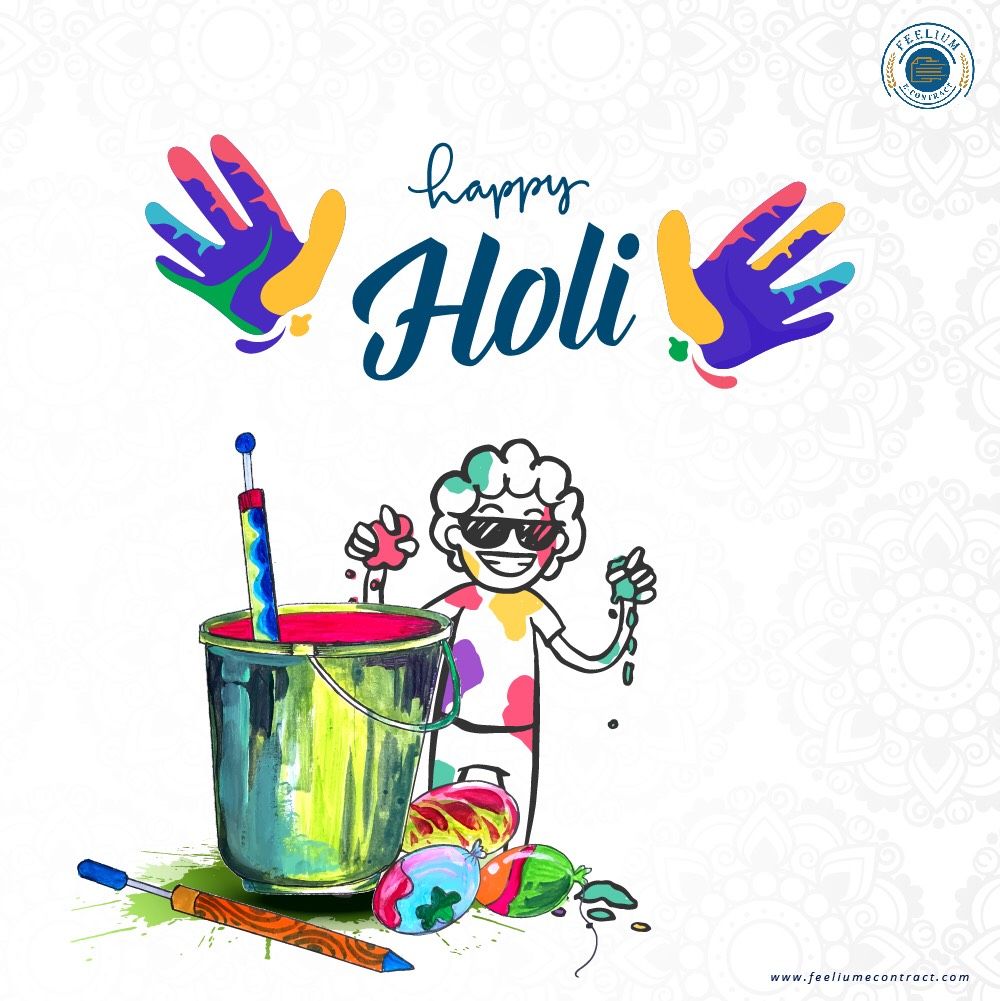 feeliumcontract's tweet photo. Feelium E-contract wishes you a Happy Holi!

May this Holi usher in colours of happiness in your life.

#HappyHoli #Holi2021 #feeliumecontract https://t.co/x7f4e9xoX5