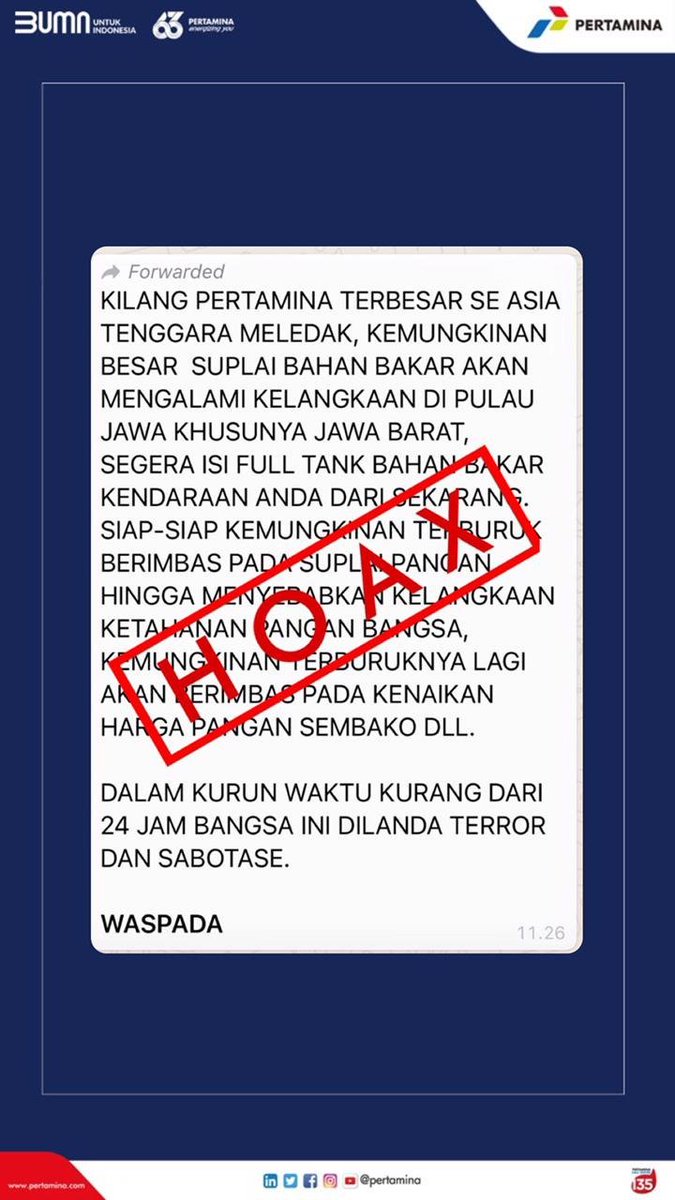 pertamina tweet picture