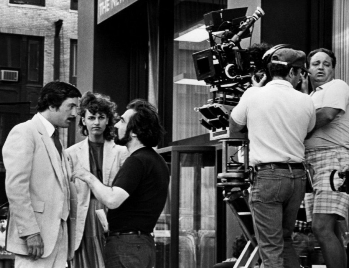 Is behind the scenes. The King of comedy, 1982.