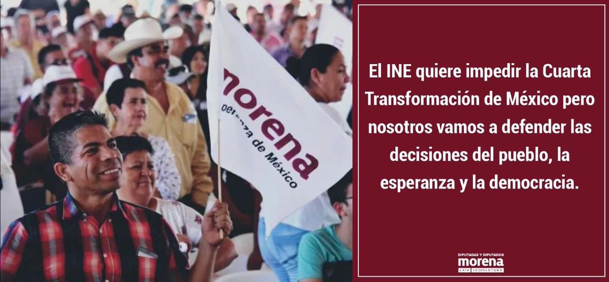avalosm_laurap's tweet photo. ¡México necesita un árbitro imparcial que trabaje por el pueblo! El @INEMexico quiere impedir la #CuartaTransformación, pero nosotros vamos a defender la democracia y la voluntad de la gente. https://t.co/qyDbF0Ajej