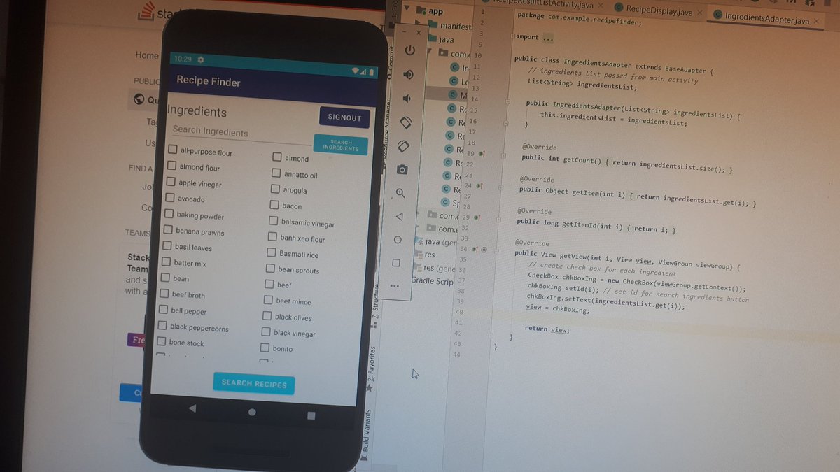 whotee17's tweet photo. Does anyone know how to fix my error? When I scroll the checkboxes get unchecked automatically. I wanna be able to scroll and keep the checkboxes I had already checked.
That's my getView method in java android studio
#100DaysOfCode #AndroidDev #WomenWhoCode #java #listview https://t.co/vaRxgAzllv