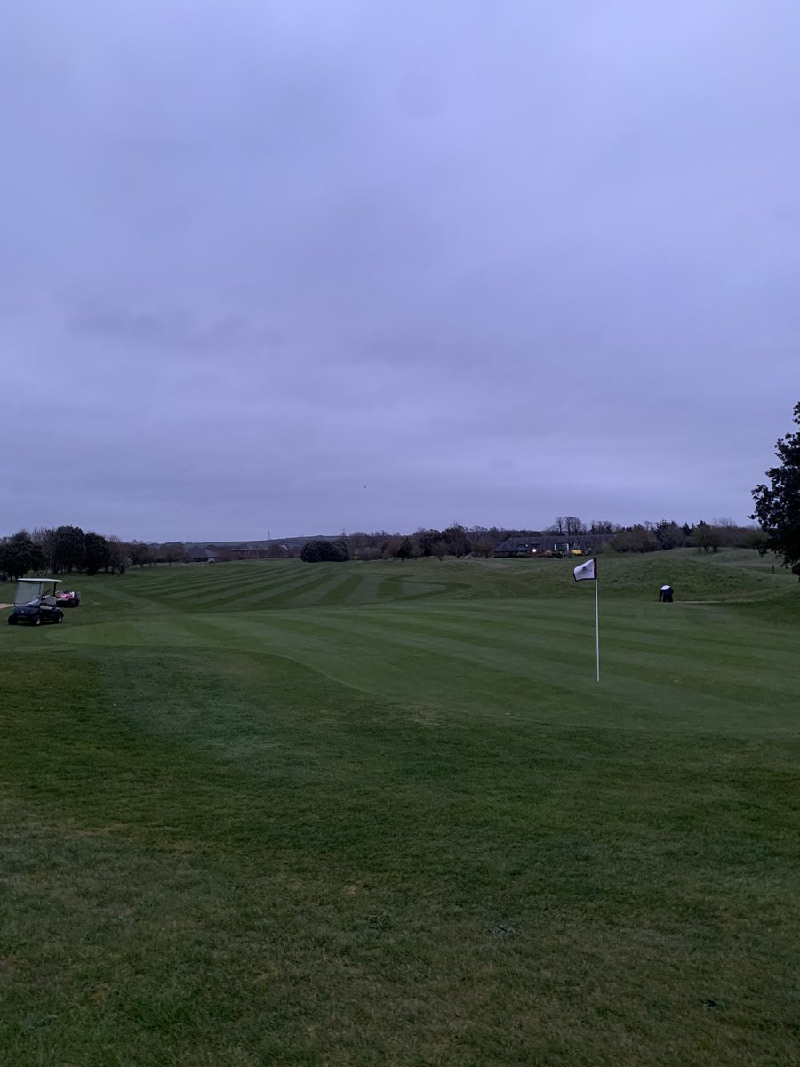 93cripps's tweet photo. We are back !! First group off the 3rd hole 6.30 😳🤦🏼‍♂️ funny starting hole 🙄 https://t.co/QBfmGPHAzg